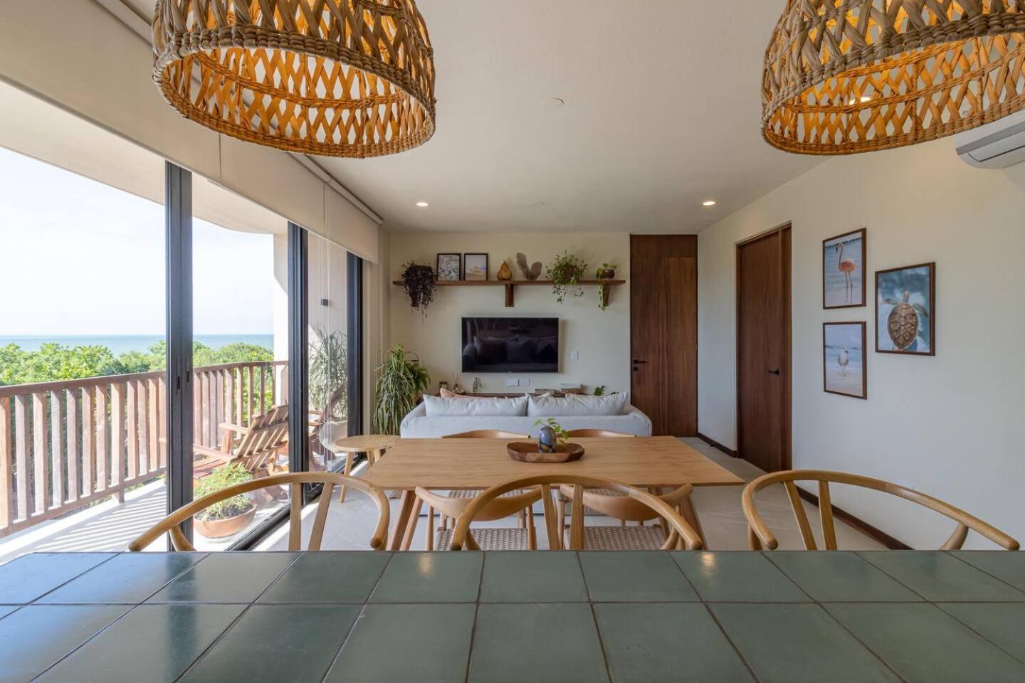 Hermoso Departamento Con Vista Al Mar Isola Holbox Esterno foto
