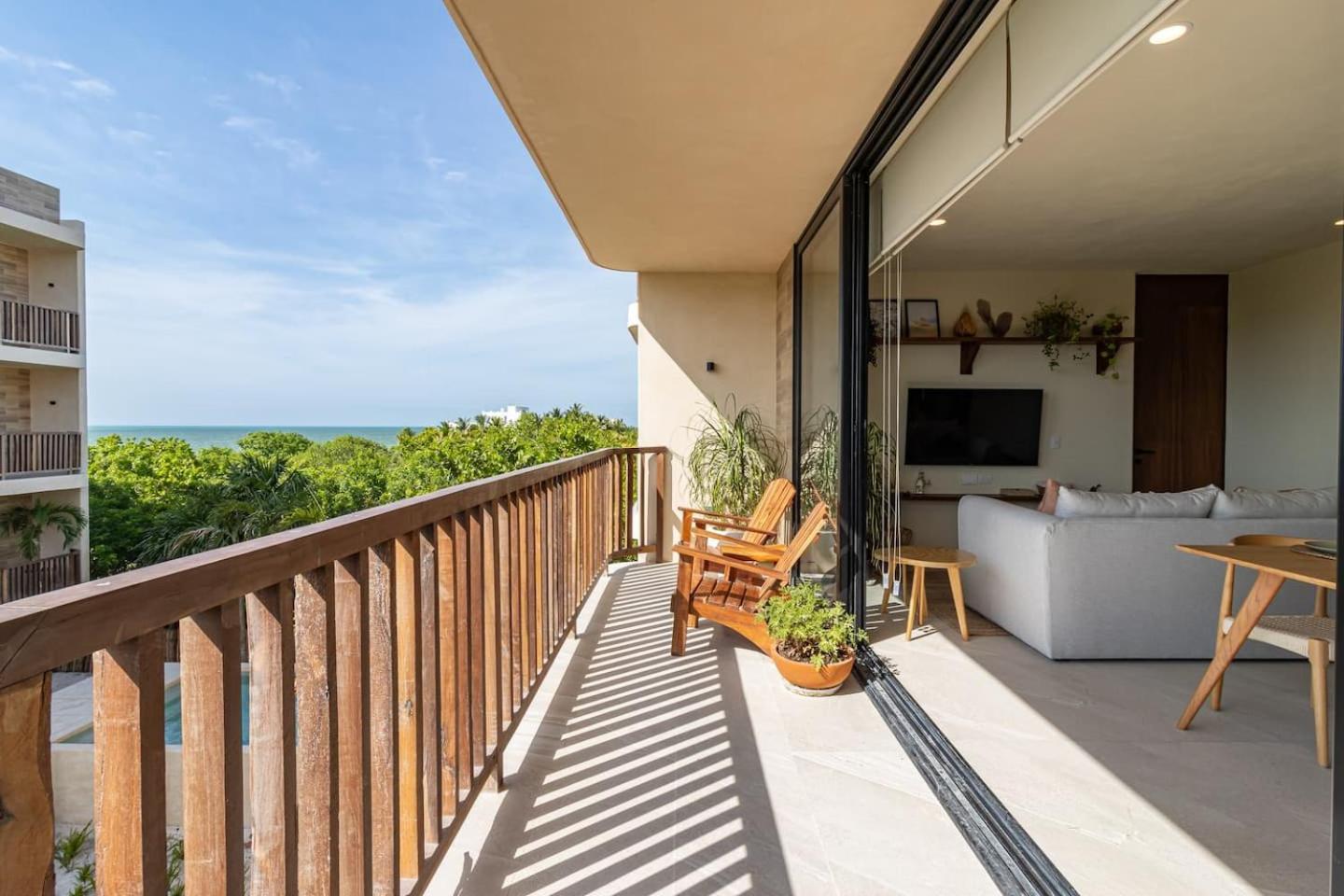 Hermoso Departamento Con Vista Al Mar Isola Holbox Esterno foto