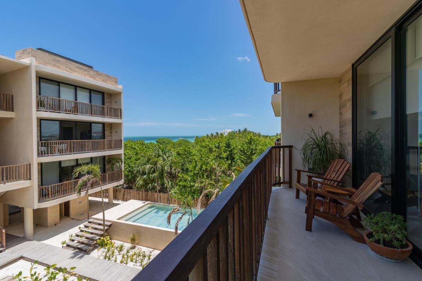 Hermoso Departamento Con Vista Al Mar Isola Holbox Esterno foto